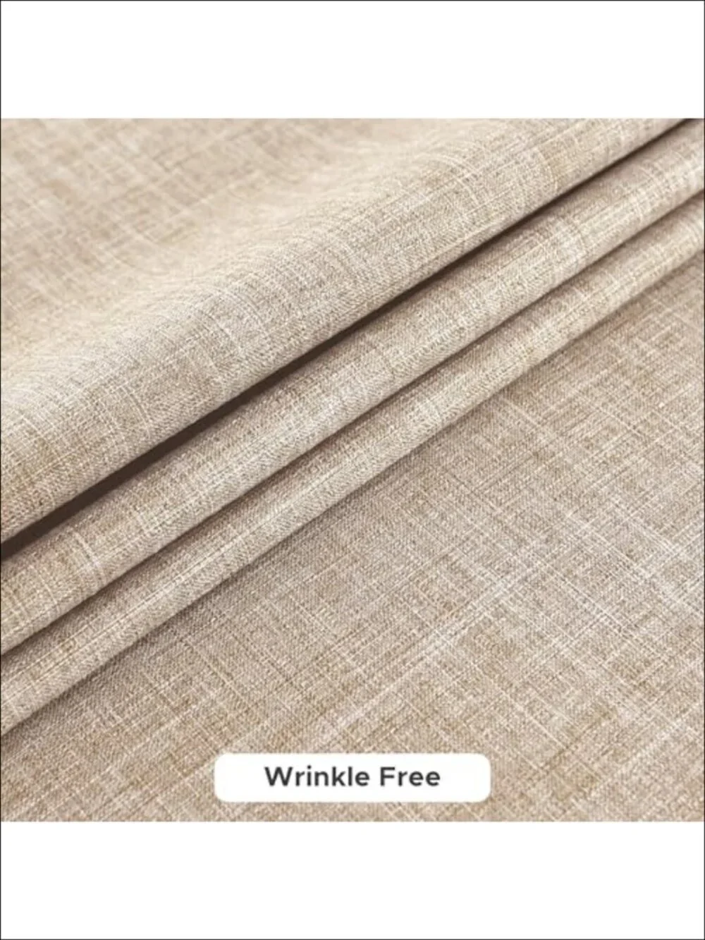 2 Pack Linen Textured Rectangle Tablecloths 52x70 Water Stain Resistant